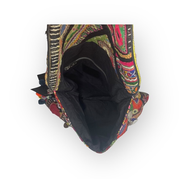 OOAK: new Anthropologie x Tylie Malibu ❁ Prana Vintage Kantha Fabric Clutch Bag